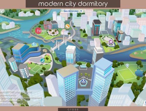 Modern City Dormitory at Cross Design