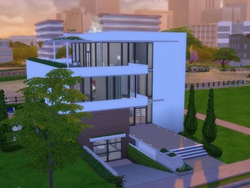 Modern City House by RayanStar at Mod The Sims