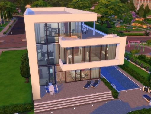 Modern City House by RayanStar at Mod The Sims