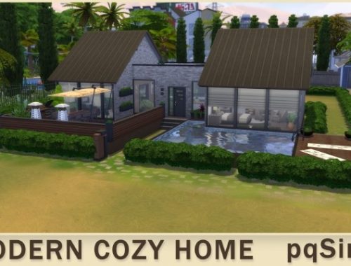 Modern Cozy Home at pqSims4