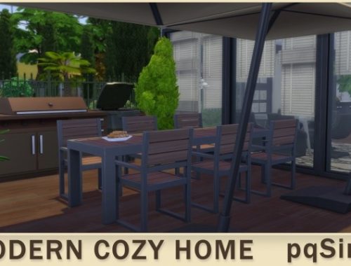 Modern Cozy Home at pqSims4
