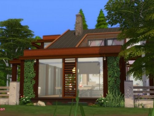 Modern Family Eco Home at Sims by Mulena