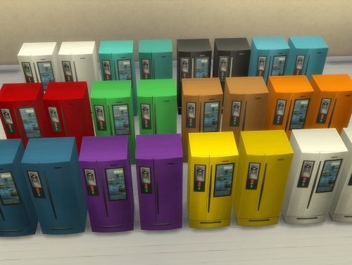 Modern fridge by hippy70 at Mod The Sims