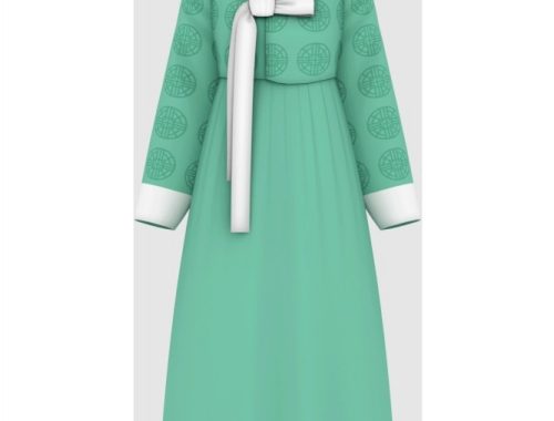 Modern Girl Fashion Set: Hanbok, dress and hat at Happy Life Sims