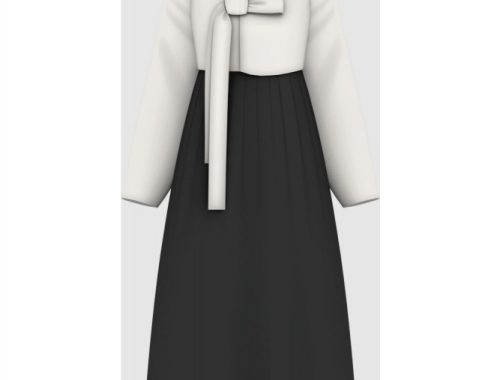 Modern Girl Fashion Set: Hanbok, dress and hat at Happy Life Sims