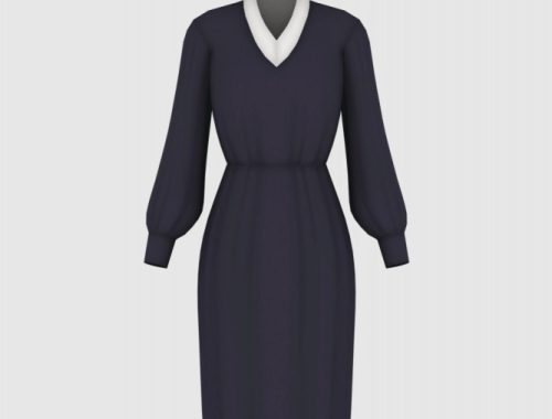 Modern Girl Fashion Set: Hanbok, dress and hat at Happy Life Sims