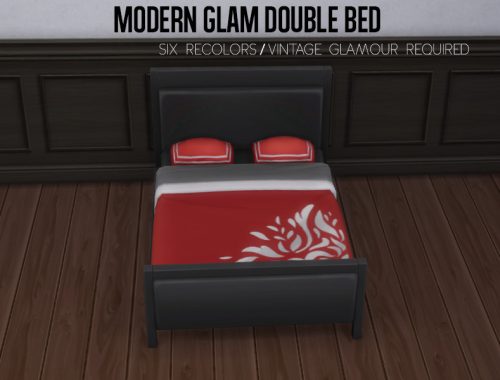 Modern Glam Double Bed_REQUIRES VINTAGE GLAMOUR
