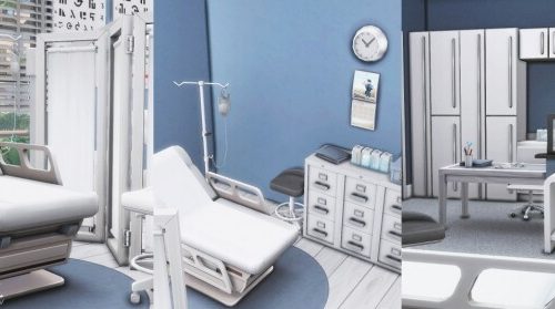 Modern hospital at Helga Tisha