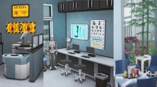 Modern hospital at Helga Tisha