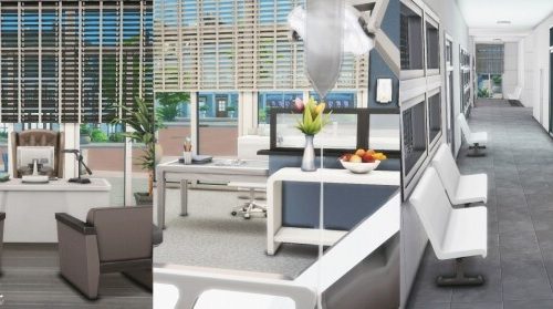 Modern hospital at Helga Tisha