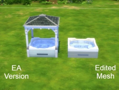 Modern Hot Tub by hellokittay