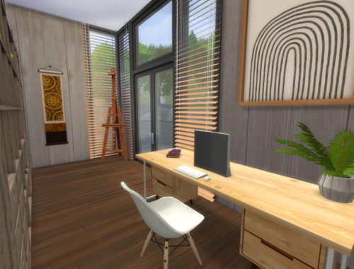 Modern House with Boho-Rustic Interior