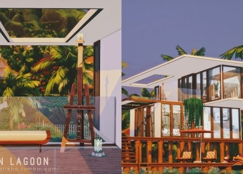 Modern Lagoon house at Helga Tisha