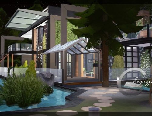 Modern Lake Estate at Cross Design