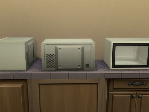 Modern microwave by hippy70 at Mod The Sims