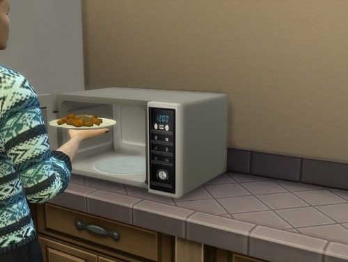 Modern microwave by hippy70 at Mod The Sims