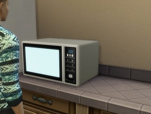 Modern microwave by hippy70 at Mod The Sims