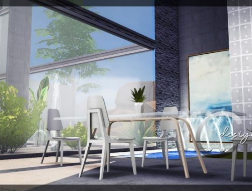 Modern Minimalist house at Cross Design