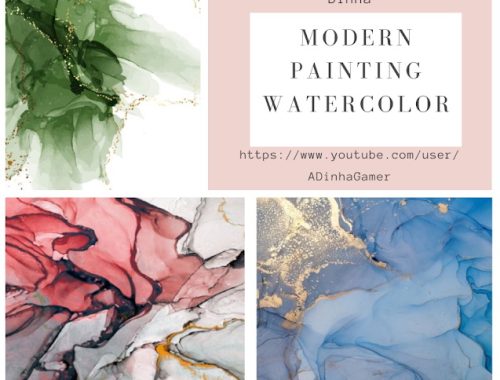Modern Painting Watercolor at Dinha Gamer