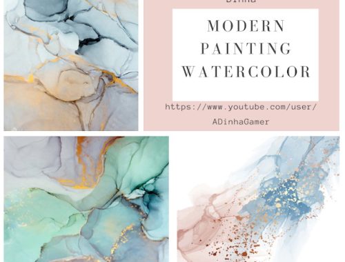 Modern Painting Watercolor at Dinha Gamer