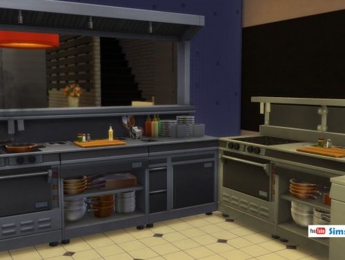 Modern Restaurant No CC by bradybrad7 at Mod The Sims