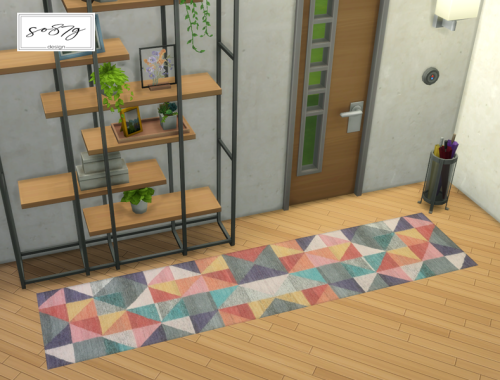 modern runner rug