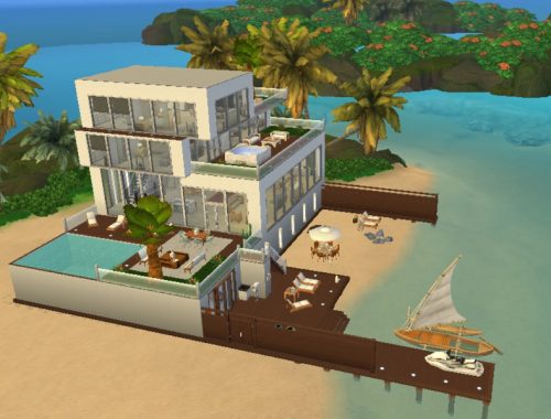 Modern Seaside Villa - no CC