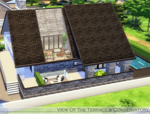 Modern Stone House
