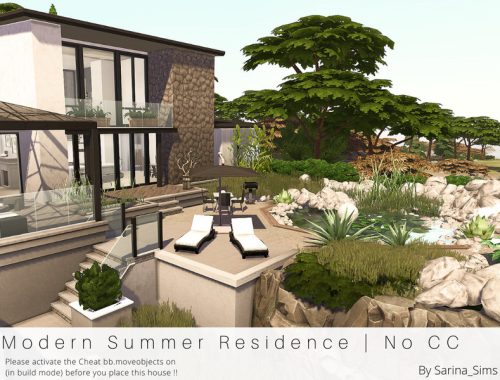 Modern Summer Residence - No CC