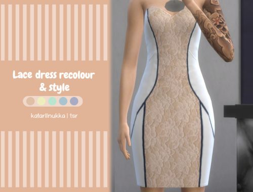 Modified base game dress lace