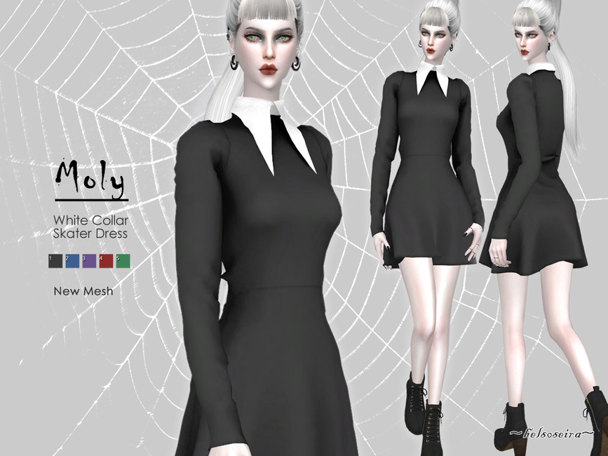 MOLY - Gothic/Witch Dress - The Sims 4 Catalog