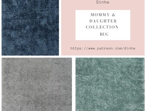 Mommy & Daughter Collection Rug & Paintings at Dinha Gamer