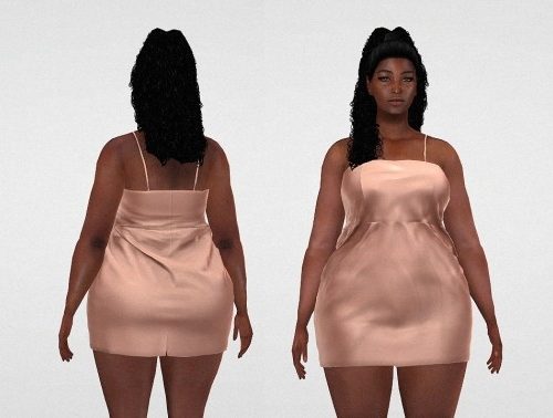 Monae dress by jwofles at Mod The Sims