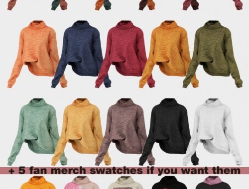 Monica Sweater at Daisy Pixels