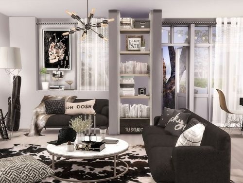 Monochrome House at Ruby’s Home Design