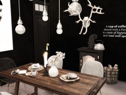 Monochrome House at Ruby’s Home Design