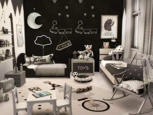 Monochrome House at Ruby’s Home Design