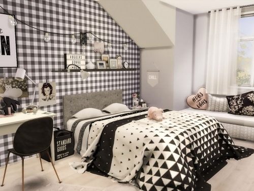 Monochrome House at Ruby’s Home Design