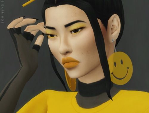 MOODS EARRINGS at Candy Sims 4