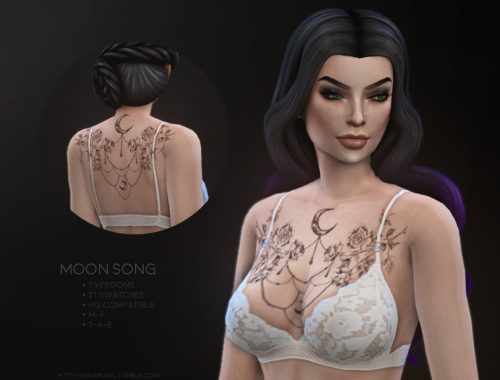 Moon Song tattoo