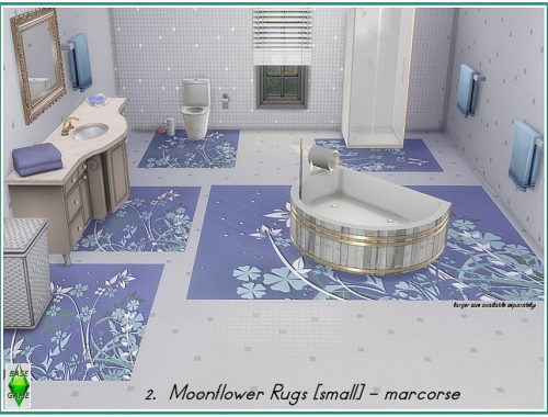 Moonflower, Small - Rugs by marcorse