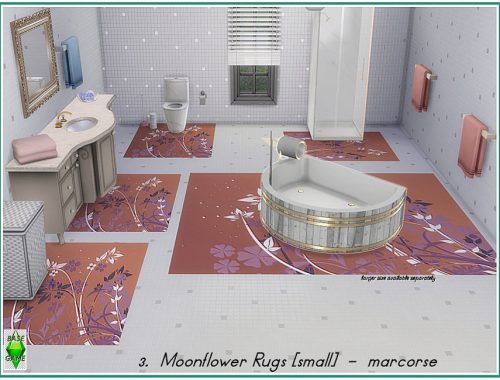 Moonflower, Small - Rugs by marcorse