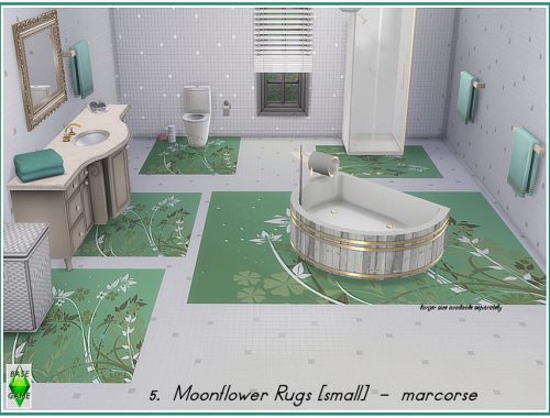 Moonflower, Small - Rugs by marcorse