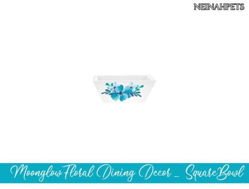 Moonglow Floral Dining Decor {Mesh Required}