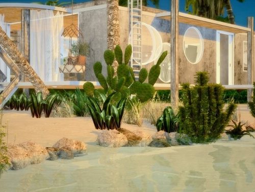 Moonstone beach house at SoulSisterSims