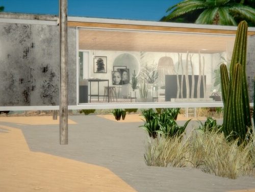 Moonstone beach house at SoulSisterSims