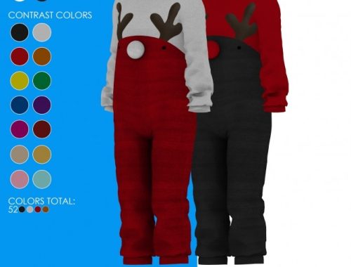 MOOSE ONESIE by Thiago Mitchell at REDHEADSIMS