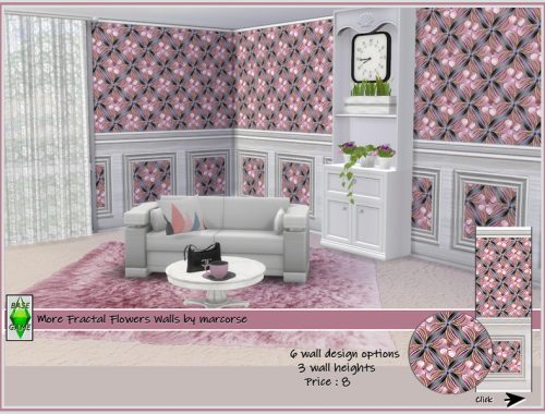More Fractal Flower Walls by marcorse