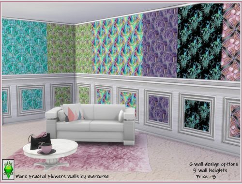 More Fractal Flower Walls by marcorse