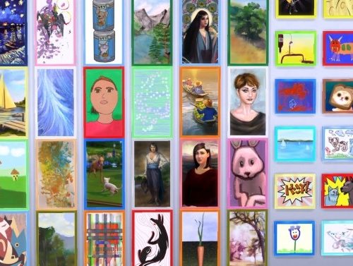 More Painting Frame Colors by BraveSim at Mod The Sims